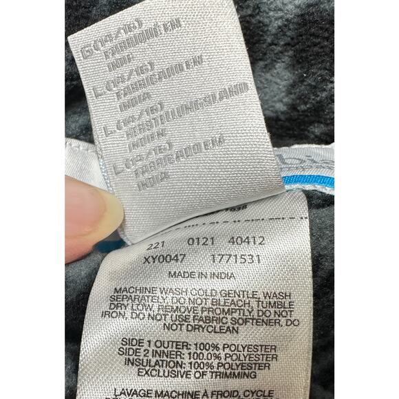 Columbia reversible youth size 14-16 black puffer vest EUC pockets - Picture 6 of 7